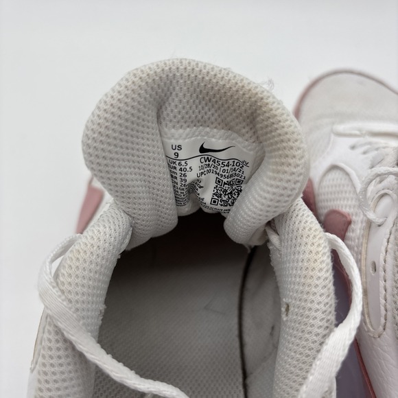 Nike Women's Size 9 Air Max SC Glaze White Pink Lace-Up Sneakers CW4554-102 - Picture 6 of 8